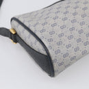 GUCCI Micro GG Supreme Sherry Line Bag PVC Navy Gold 89 02 018 Auth 212116-11