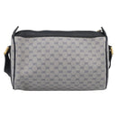 GUCCI Micro GG Supreme Sherry Line Bag PVC Navy Gold 89 02 018 Auth 212116-3