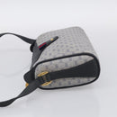 GUCCI Micro GG Supreme Sherry Line Bag PVC Navy Gold 89 02 018 Auth 212116-4