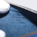 LOUIS VUITTON Epi Soufflot Pouch Blue LV Auth 212119V-17