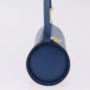 LOUIS VUITTON Epi Soufflot Pouch Blue LV Auth 212119V-5