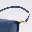 LOUIS VUITTON Epi Soufflot Pouch Blue LV Auth 212119V-8