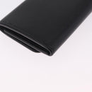 PRADA Key Case Safiano Leather Black Gold Auth 212121M-10