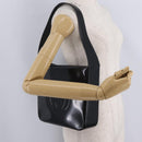 GUCCI Shoulder Bag Patent Leather Black Silver 000 1013 0506 Auth 212123-21