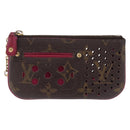 LOUIS VUITTON Perfo Pochette Cles Coin Purse Orange M95222 LV Auth 212126-2
