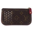 LOUIS VUITTON Perfo Pochette Cles Coin Purse Orange M95222 LV Auth 212126-3