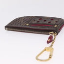 LOUIS VUITTON Perfo Pochette Cles Coin Purse Orange M95222 LV Auth 212126-7