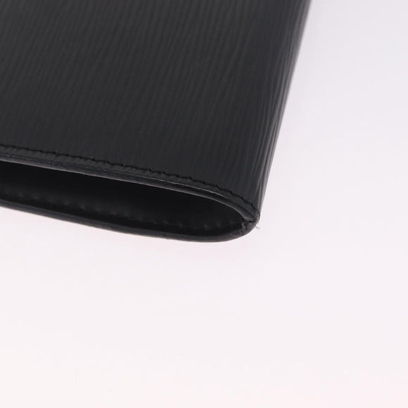 LOUIS VUITTON Epi Pochette Accessoires Pouch Black M52982 LV Auth 212129V