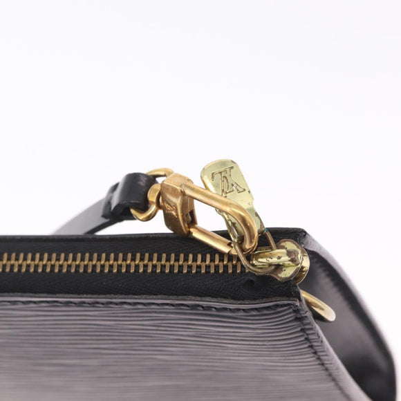 LOUIS VUITTON Epi Pochette Accessoires Pouch Black M52982 LV Auth 212129V