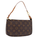 LOUIS VUITTON Monogram Pochette Accessoires Pouch M51980 LV Auth 212132V-1