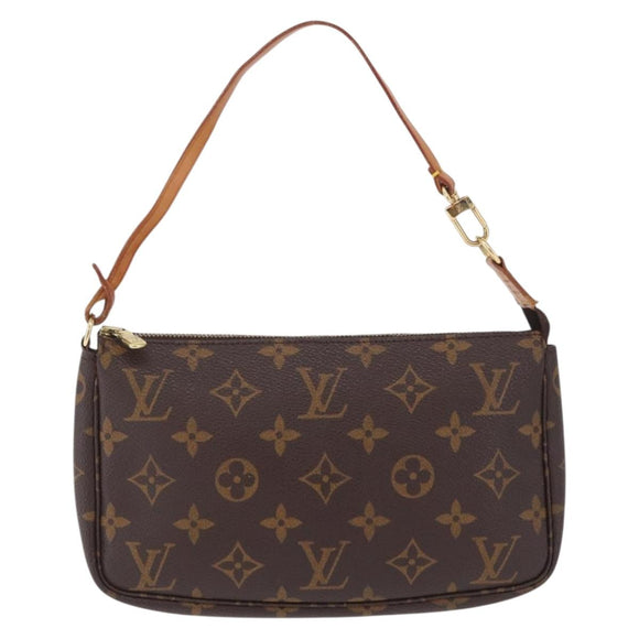LOUIS VUITTON Monogram Pochette Accessoires Pouch M51980 LV Auth 212132V