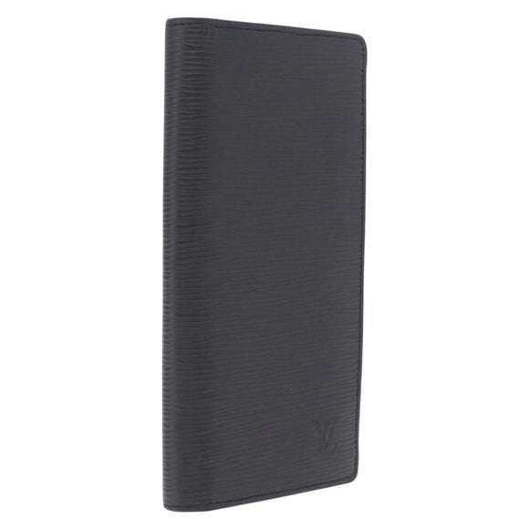 LOUIS VUITTON Epi Portefeuille Braza Long Wallet Black M60622 LV Auth 212146A