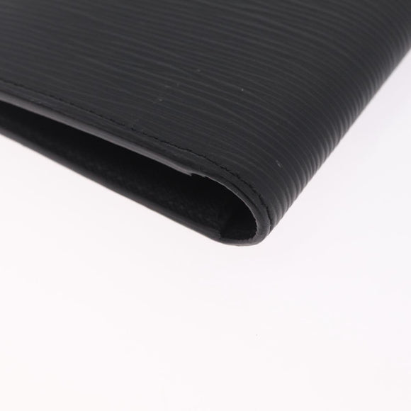 LOUIS VUITTON Epi Portefeuille Braza Long Wallet Black M60622 LV Auth 212146A