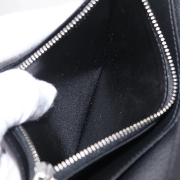 LOUIS VUITTON Epi Portefeuille Braza Long Wallet Black M60622 LV Auth 212146A