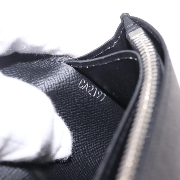 LOUIS VUITTON Epi Portefeuille Braza Long Wallet Black M60622 LV Auth 212146A