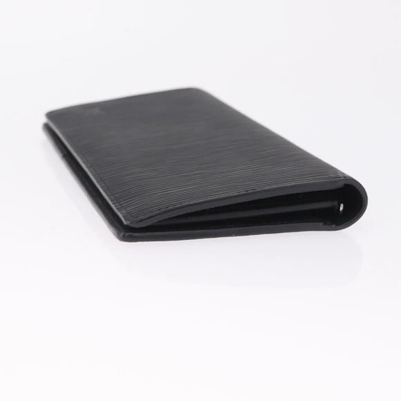 LOUIS VUITTON Epi Portefeuille Braza Long Wallet Black M60622 LV Auth 212146A