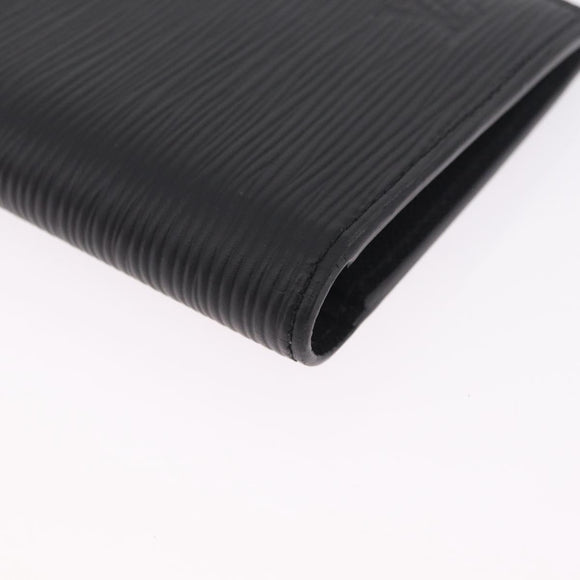 LOUIS VUITTON Epi Portefeuille Braza Long Wallet Black M60622 LV Auth 212146A