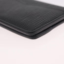 LOUIS VUITTON Epi Organizer Dupoch Card Case Black M63582 LV Auth 212151A-10