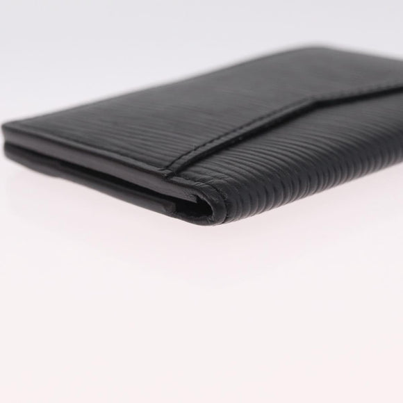 LOUIS VUITTON Epi Organizer Dupoch Card Case Black M63582 LV Auth 212151A