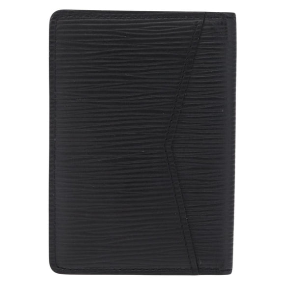 LOUIS VUITTON Epi Organizer Dupoch Card Case Black M63582 LV Auth 212151A