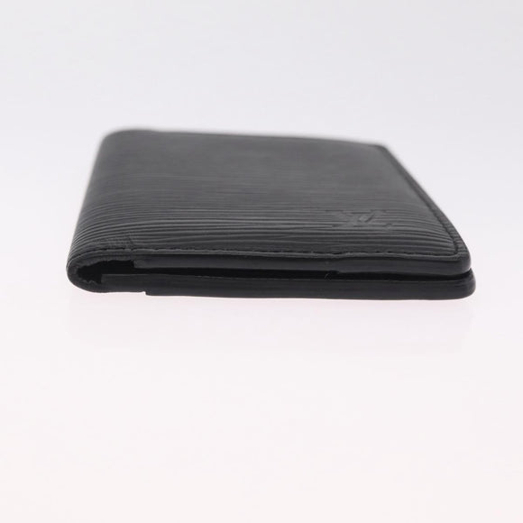 LOUIS VUITTON Epi Organizer Dupoch Card Case Black M63582 LV Auth 212151A