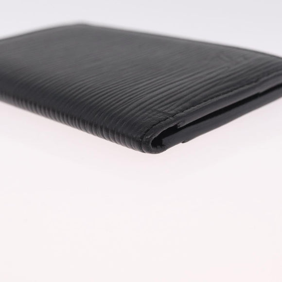 LOUIS VUITTON Epi Organizer Dupoch Card Case Black M63582 LV Auth 212151A