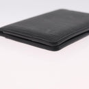 LOUIS VUITTON Epi Organizer Dupoch Card Case Black M63582 LV Auth 212151A-9