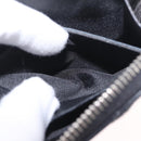 CHANEL Wild Stitch Long Wallet Leather Black Silver CC Auth 212153V-21