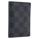LOUIS VUITTON Damier Graphite Organizer Dupoch Card Case N63257 LV Auth 212163M-1