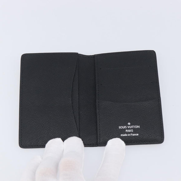 LOUIS VUITTON Damier Graphite Organizer Dupoch Card Case N63257 LV Auth 212163M