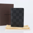 LOUIS VUITTON Damier Graphite Organizer Dupoch Card Case N63257 LV Auth 212163M-22