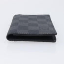 LOUIS VUITTON Damier Graphite Organizer Dupoch Card Case N63257 LV Auth 212163M-7