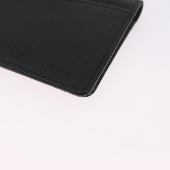 LOUIS VUITTON Epi Organizer Dupoch Card Case Black M63582 LV Auth 212164