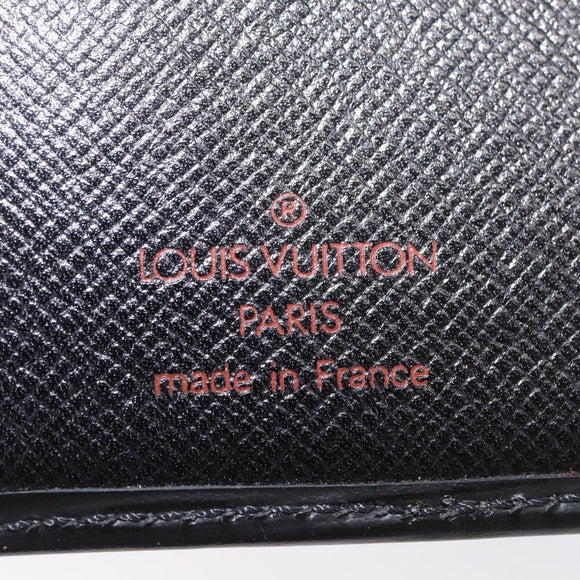 LOUIS VUITTON Epi Organizer Dupoch Card Case Black M63582 LV Auth 212164