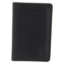 LOUIS VUITTON Epi Organizer Dupoch Card Case Black M63582 LV Auth 212164-2