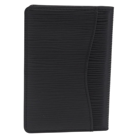 LOUIS VUITTON Epi Organizer Dupoch Card Case Black M63582 LV Auth 212164
