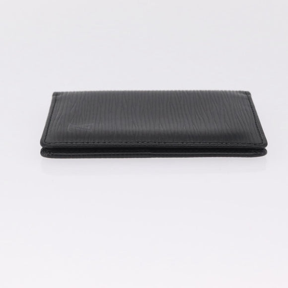 LOUIS VUITTON Epi Organizer Dupoch Card Case Black M63582 LV Auth 212164