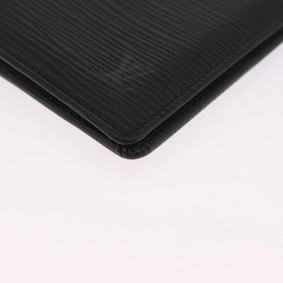 LOUIS VUITTON Epi Organizer Dupoch Card Case Black M63582 LV Auth 212164