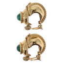 GIVENCHY Earring Metal Gold Auth 212165M-15