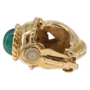GIVENCHY Earring Metal Gold Auth 212165M-6