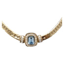 Christian Dior Necklace Metal Gold Auth 212167M-1
