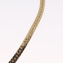 Christian Dior Necklace Metal Gold Auth 212167M-13