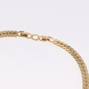 Christian Dior Necklace Metal Gold Auth 212167M-14