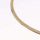 Christian Dior Necklace Metal Gold Auth 212167M-5