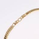Christian Dior Necklace Metal Gold Auth 212167M-6