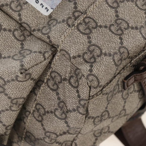 GUCCI GG Supreme Disney Collaboration Backpack PVC Beige 460029 Auth 212401SM