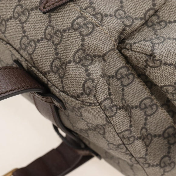 GUCCI GG Supreme Disney Collaboration Backpack PVC Beige 460029 Auth 212401SM