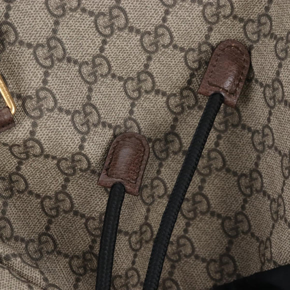 GUCCI GG Supreme Disney Collaboration Backpack PVC Beige 460029 Auth 212401SM