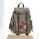 GUCCI GG Supreme Disney Collaboration Backpack PVC Beige 460029 Auth 212401SM-39