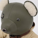 Coach COACHxSTAR WARS Collectible Bear Yoda Stuffed Leather Green Auth 212404M-14